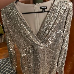 Silver express dress